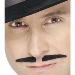 Smifys 1920s Gangster Thin Moustache 20s The Great Gatsby Gomez Moustache