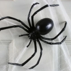 Morris Costumes Halloween Props/Decoration Realistic Black Widow Spider Halloween Decoration Prop 15cm Scary Prank Gag