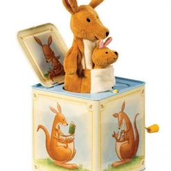 Williamvalentine Kangaroo With Baby Joey In Pouch Kangaroo Jack In The Box Toddler Kids Toy Home & Garden