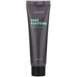 IHerb Biorace Pore Purifying Spirulina & Tea Tree Clay Mask 1 Oz Beauty Care Face Mask