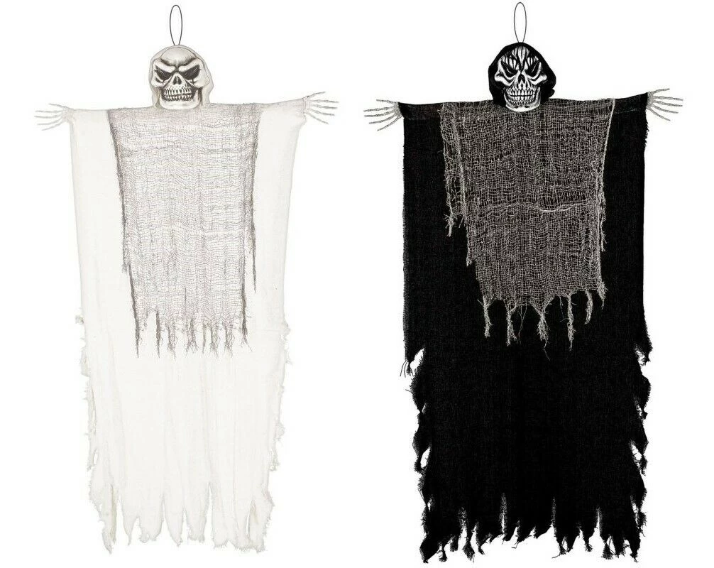 Balloon Agencies Halloween Props/Decoration Black White 48 Inches Hanging Reaper Halloween Decoration Horror Party Prop 3 Balloon Agencies Halloween Props/Decoration Black White 48 Inches Hanging Reaper Halloween Decoration Horror Party Prop