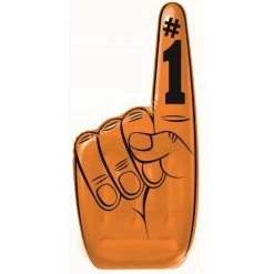 Balloon Agencies Inflatable Giant Orange Hand Standout In A Crowd Sports Teem Cheering Novelty