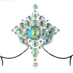 Sweidas Costume Accessories Diamond Daze Adhesive Body Jewels Festival Costume Accessory