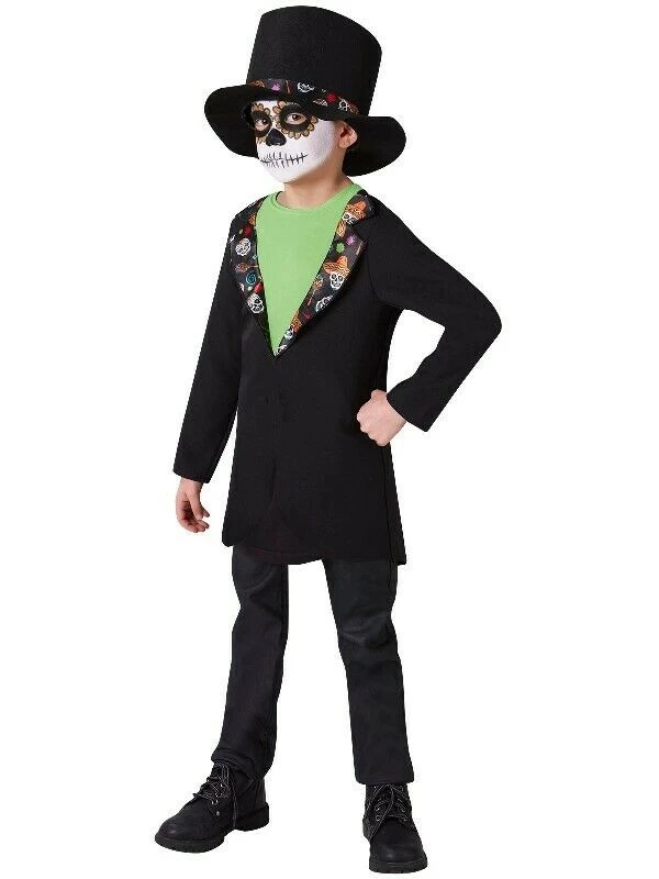 Rubie's Halloween Costumes Day Of The Dead Sugar Skull Halloween Boys Costume 1 Rubie's Halloween Costumes Day Of The Dead Sugar Skull Halloween Boys Costume