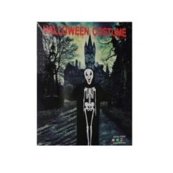 Unbranded Skeleton Ghoul Robe Black Halloween Boys Girls Costume Halloween Costumes