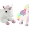 Kmart Home & Garden Cute Stuffed Animal Light Up Sequin Unicorn Plush Kids Soft Toy