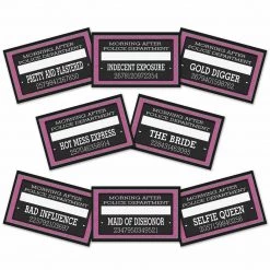 Balloon Agencies Photo Booth Props Mug Shots Hens Night Party Fun Signs