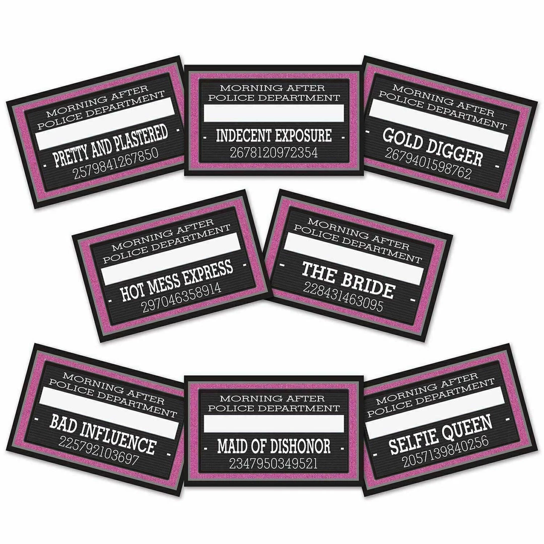 Balloon Agencies Photo Booth Props Mug Shots Hens Night Party Fun Signs 2 Balloon Agencies Photo Booth Props Mug Shots Hens Night Party Fun Signs