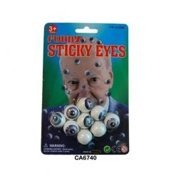 Sweidas Stick On Eyeballs Pk 9 Halloween Costume Accessory