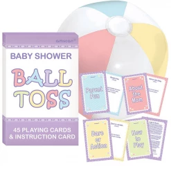 Balloon Agencies BABY SHOWER GAME Truth Or Dare Ball Toss Game Fun Activity Party Supplies