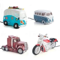 MDI Vehicle Truck Blue Combi Motorcycle Bus LED Night Light Bedside Table Lamp Home & Garden