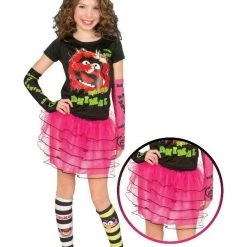 Rubies Deerfield Disney The Muppets T-Shirt Tutu Skirt Arm And Leg Warmer Size STD Girls Costume Costumes