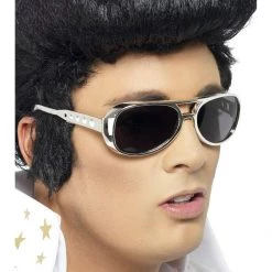 Rubies/Smiffys/Dr.Toms Elvis Presley Microphone Scarf Shades Headpiece Wig Mens Costume Accessory 20 Rubies/Smiffys/Dr.Toms Elvis Presley Microphone Scarf Shades Headpiece Wig Mens Costume Accessory