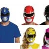 Morris Costumes Red Blue Black Pink Yellow Power Ranger Mask Mighty Morphin Costume Accessory