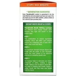 IHerb Health & Beauty TheraBreath Mouth Wetting Lozenges Mandarin Mint - Bad Breath & Halitosis
