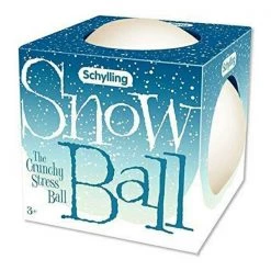 Schylling Adorable Snow Ball Designed Crunch High Quality Stress Ball Health & Beauty