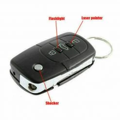 Aussie Toys Electric Shock Remote Control Car Key Funny Trick Joke Prank Laser & Flashlight