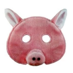 Sweidas Costume Accessories Plush Animal Mask Costume Accessory | Bear Cat Chicken Cow Lion Panda Pig