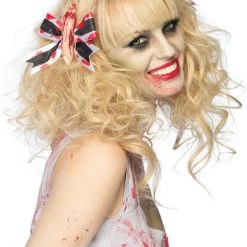 Morris Hair Bows Bloody Ribbon Eyeball Finger Halloween Ladies Costume Accessory Halloween Costumes