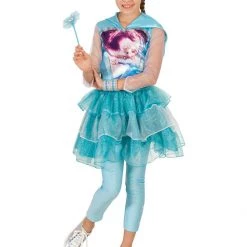 Rubies Deerfield Disney Frozen Queen Elsa Top Tutu Skirt Footless Tights Tiara Wig Costume Accessory Costumes