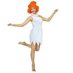 WOW The Flintstones Wilma & Fred Flintstone Adult Ladies Mens Costume 70s TV Cartoon