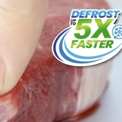 Kleva Meat Defrosting Tray Thaw Meat Up To 5X FASTER Defrost Any Frozen Food Home & Garden