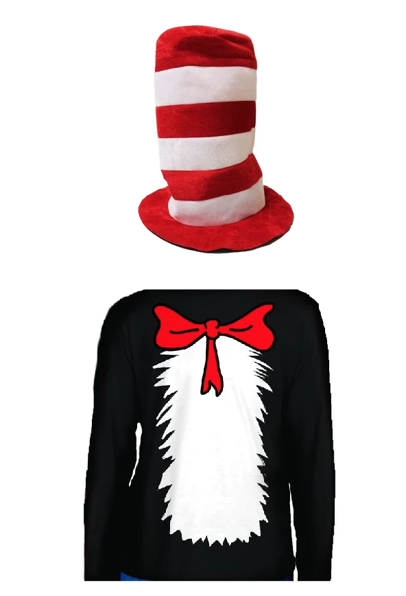 JD Party Dr Seuss Cat In The Hat Costume Top Hat Tutu Sparkle Socks Bow Tie Top Book Week Costumes 2 JD Party Dr Seuss Cat In The Hat Costume Top Hat Tutu Sparkle Socks Bow Tie Top Book Week Costumes