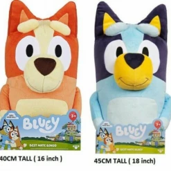 ABT BLUEY & BINGO 45cm Tall Jumbo Plush Cuddly Toys Home & Garden