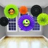 Balloon Agencies Paper Card Fan Halloween Decorating Kit Halloween Props/Decoration
