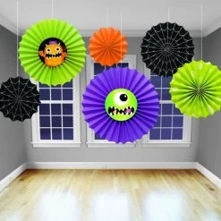 Balloon Agencies Paper Card Fan Halloween Decorating Kit Halloween Props/Decoration