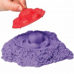 ABT Home & Garden Kinetic Sand Magical Sandcastle Set Sandbox Tray 3 Moulds & Tools