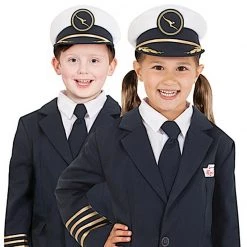 Rubies Deerfield Costumes Qantas Cabin Crew Uniform Boy Girls Flight Attendant Qantas Pilot Captain Costum