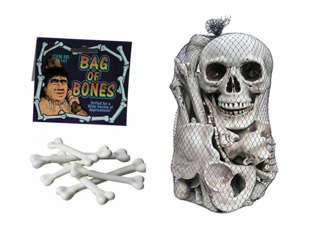 Sweidas Haunted House Bag Of Bones Skeleton Halloween Decoration Prop 1 Sweidas Haunted House Bag Of Bones Skeleton Halloween Decoration Prop