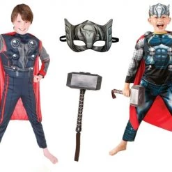 Rubie's Avenger Endgame Thor Boys Costume Mask And Hammer Costumes