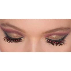 Rubies Deerfield Red Jewelled Lashes Ladies Halloween Costume Accessory