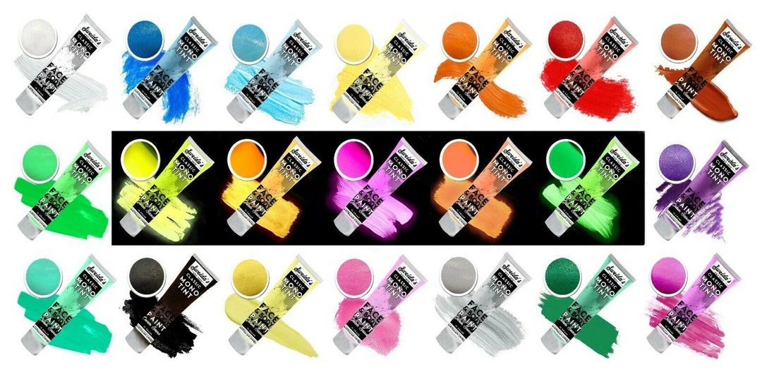 Sweidas Classic Monotint Cream Based Liquid Face & Body Paint 15ml Costume Accessories 1 Sweidas Classic Monotint Cream Based Liquid Face & Body Paint 15ml Costume Accessories