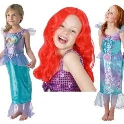 Rubie's Costumes Disney Little Mermaid Ariel Dress Wig Girls Costume