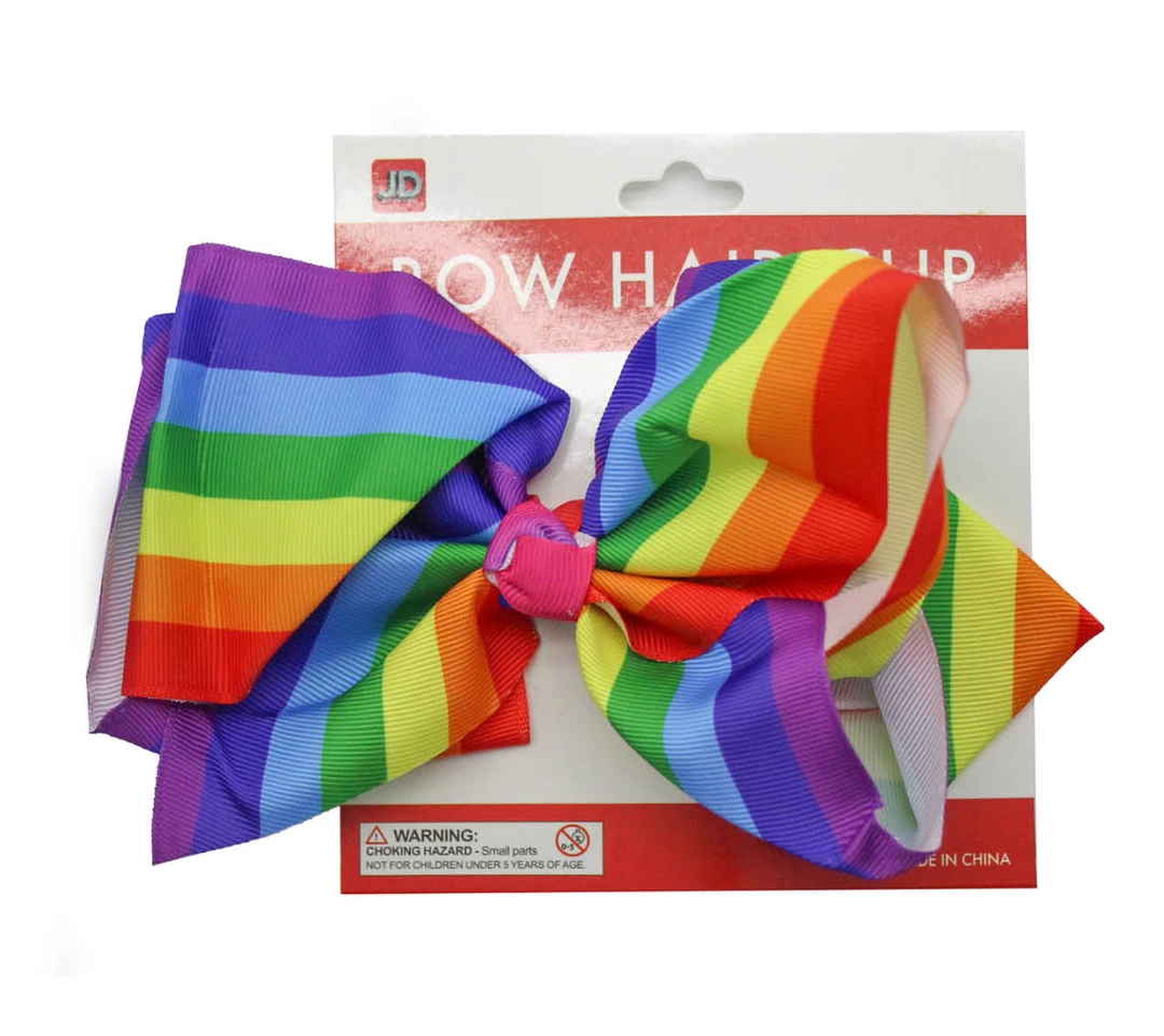 JD Party 6" Hair Bow Clip Jojo Style For Girls Teens Kids Toddle Large School Dance Party 12 JD Party 6" Hair Bow Clip Jojo Style For Girls Teens Kids Toddle Large School Dance Party