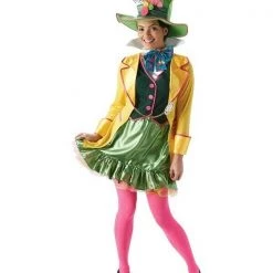 Rubie's Alice In Wonderland Queen Of Hearts Mad Hatter Ladies Costume 6 Rubie's Alice In Wonderland Queen Of Hearts Mad Hatter Ladies Costume