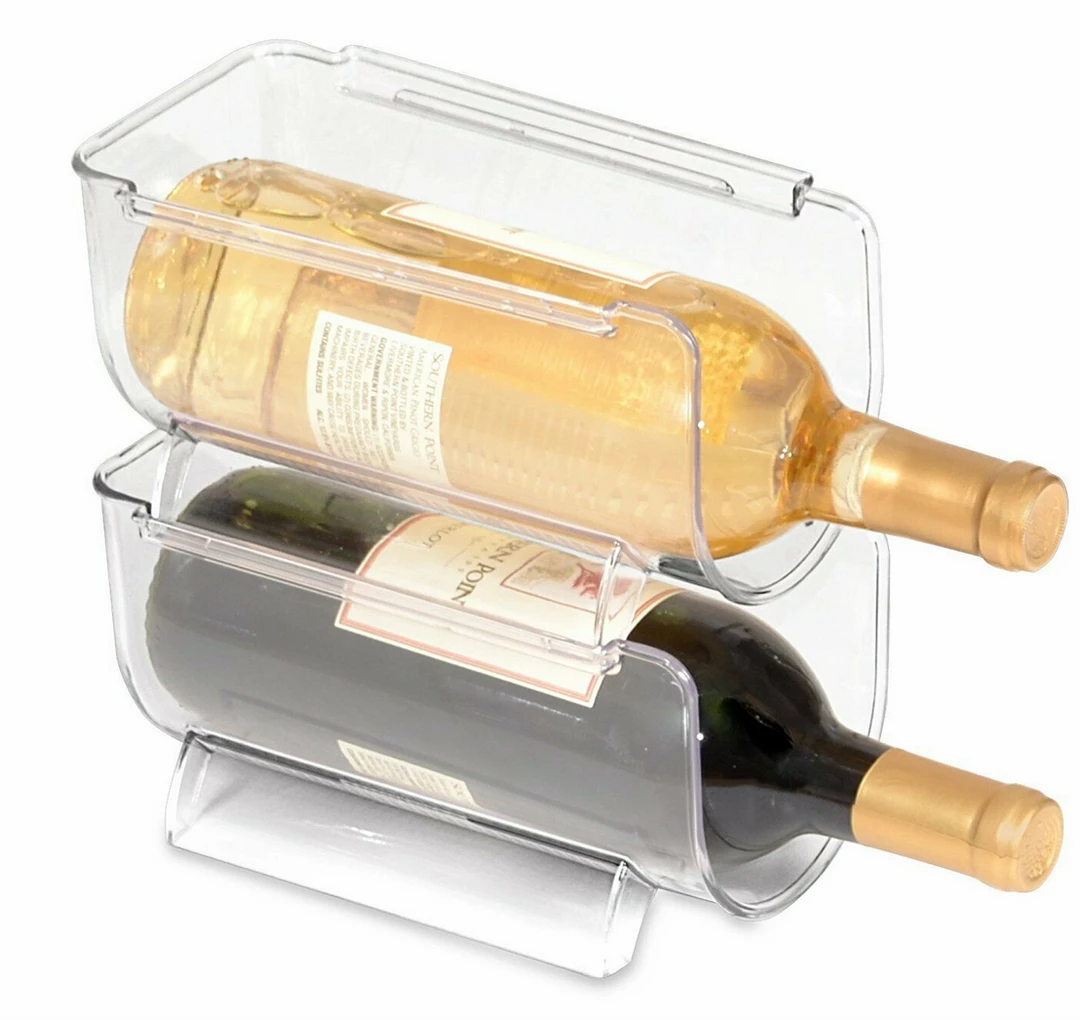 JM 1, 2 Or 6 X Stackable Fridge Pantry Food Organiser Wine Bottle Holder Storage Home & Garden 5 JM 1, 2 Or 6 X Stackable Fridge Pantry Food Organiser Wine Bottle Holder Storage Home & Garden