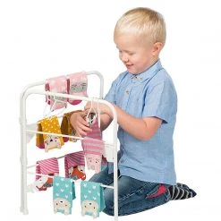 ATD Casdon Electronic Washer Wash Day Set Toy Ironing Board Clothesline House Play Home & Garden