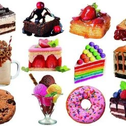 Kmart 12 Mini Shaped Dessert Delights 500 Pieces Jigsaw Puzzles