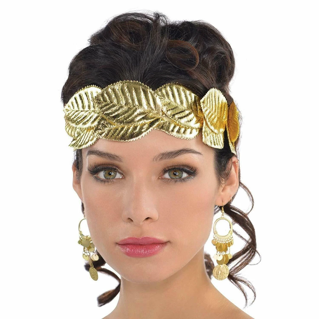 Unbranded Greek Gold Leaf Laurel Roman Goddess Headband Costume Accessory 1 Unbranded Greek Gold Leaf Laurel Roman Goddess Headband Costume Accessory