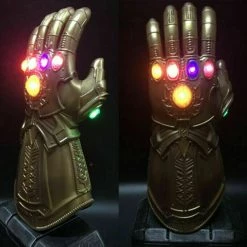 AliExpress Avengers Infinity War Infinity Gauntlet LED Light Thanos Gloves Cosplay Prop Home & Garden