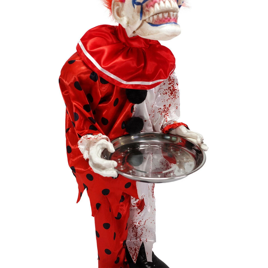 Kmart 95cm Animated Talking Light Up Eyes Pennywise Clown Halloween Prop Halloween Props/Decoration 6 Kmart 95cm Animated Talking Light Up Eyes Pennywise Clown Halloween Prop Halloween Props/Decoration