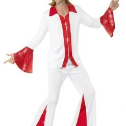 Smiffys 1970s 70s Abba Adult Ladies Mens Couples Costume Super Trooper Costume 7 Smiffys 1970s 70s Abba Adult Ladies Mens Couples Costume Super Trooper Costume