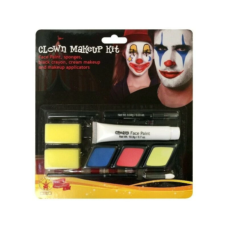 Rubies Circus Clown Make Up Kit Halloween Costume Accessory 1 Rubies Circus Clown Make Up Kit Halloween Costume Accessory