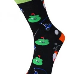 Unbranded Costume Accessories Funny Golf Cart Odd Socks Happy Socks Crazy Sock Day Mens Or Ladies