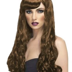 Smiffys Long Desire Fringe Ladies Wig