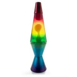 MDI Australia NEW Motion Lava Lamp 37cm Silver Base Party Night Light 10 Colours Bedside Lamps Home & Garden